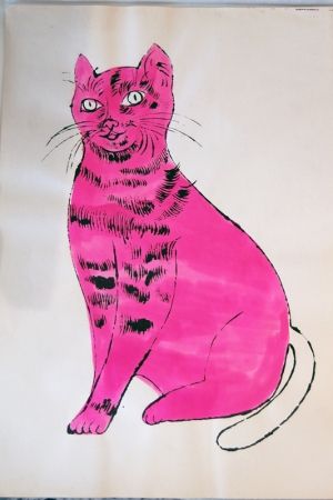Литография Warhol - Sam (pink with white tail)