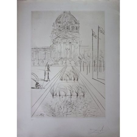 Гравюра Dali - San Francisco : City Hall