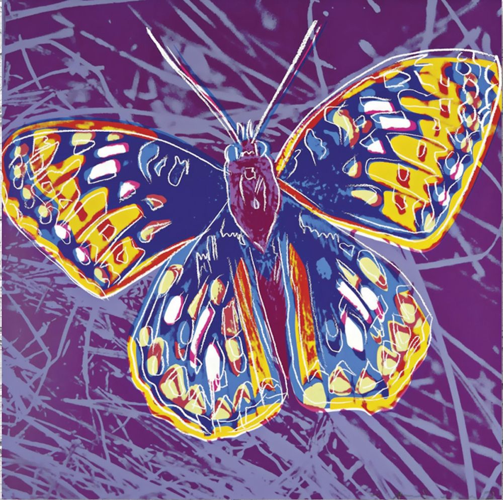 Сериграфия Warhol - San Francisco Silver Spot Butterfly, from Endangered Species