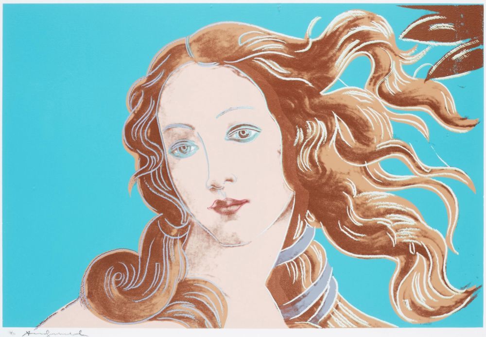 Сериграфия Warhol - Sandro Botticelli, Birth of Venus, 1482 (FS II.319)