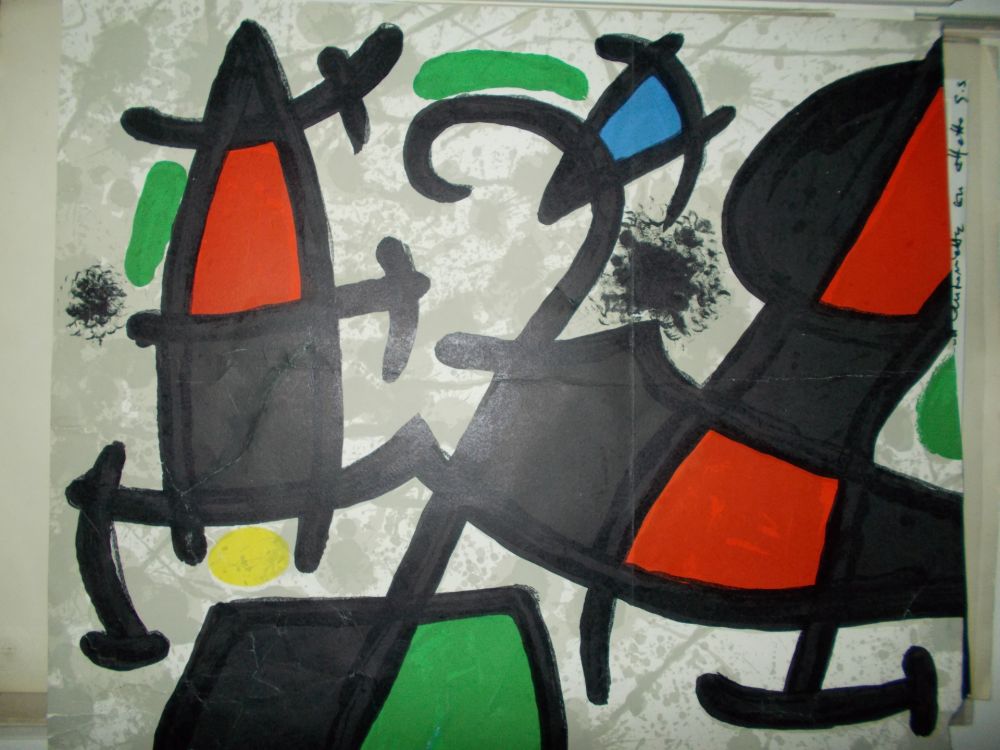 Литография Miró - Sans