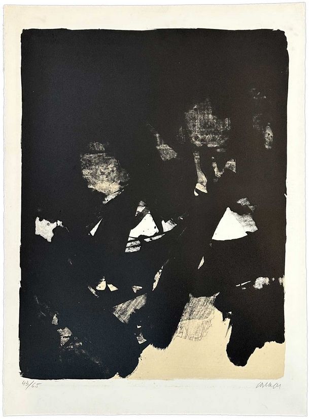 Литография Soulages - Sans titre