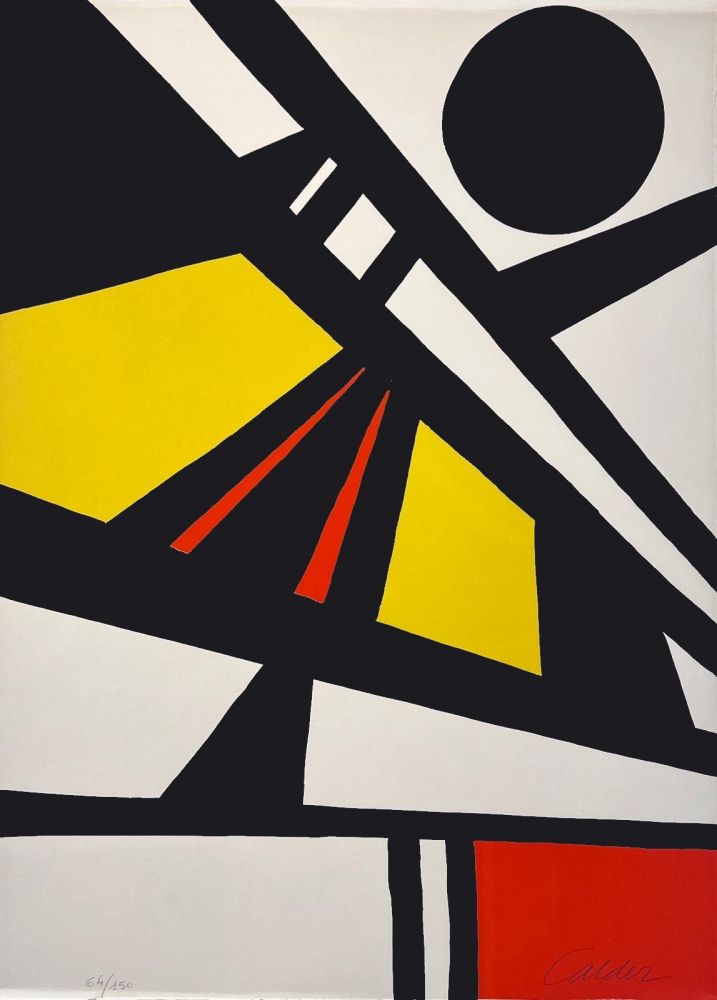 Литография Calder - Sans titre