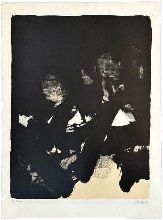 Литография Soulages - Sans titre