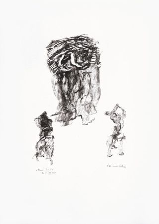 Литография Michaux - Sans titre