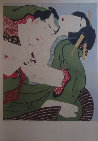 Литография Utamaro - Sans titre