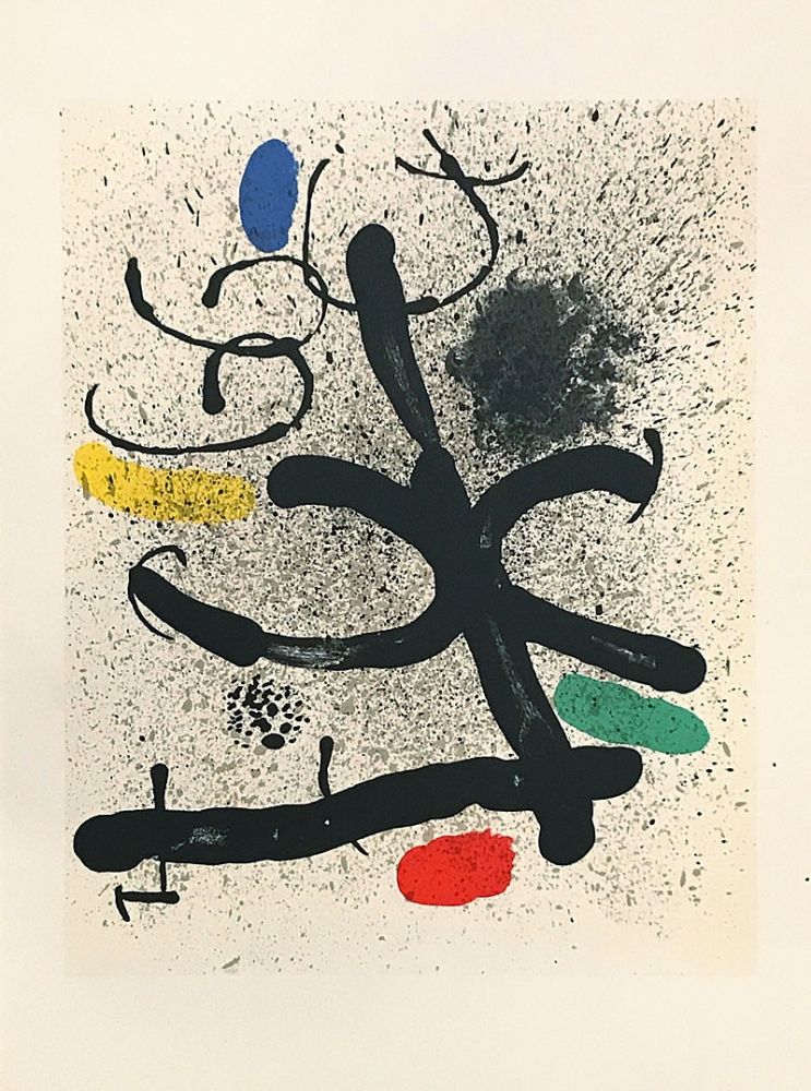 Литография Miró -  Sans titre (1971)