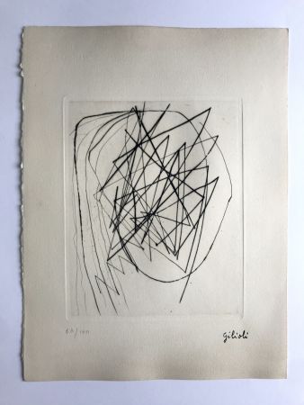 Гравюра Gilioli - Sans titre (d'après un dessin de 46)
