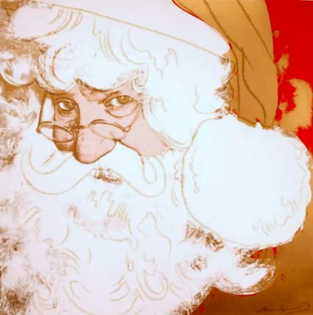 Многоэкземплярное Произведение Warhol - Santa Claus
