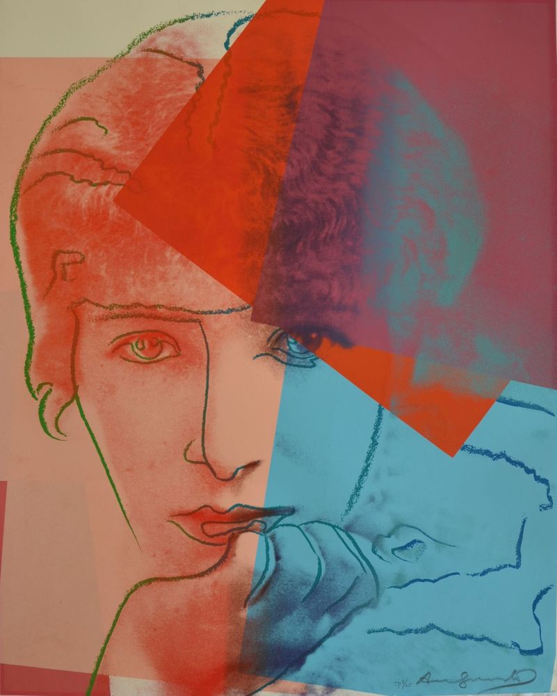 Сериграфия Warhol - Sarah Bernhardt TP