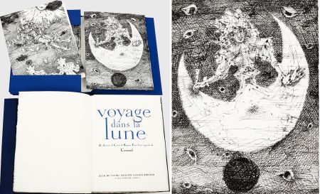 Иллюстрированная Книга Coutaud - Savinien CYRANO DE BERGERAC : VOYAGE DANS LA LUNE. Eaux-fortes originales de Coutaud.