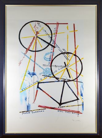 Сериграфия Schifano - Schema di kit bici da corsa