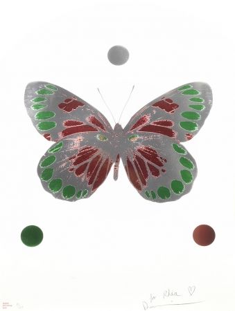 Нет Никаких Технических Hirst - Science Xmas Butterfly Print