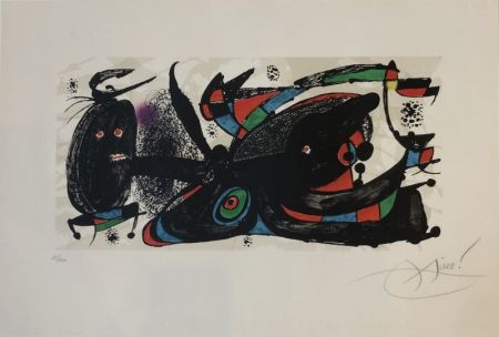 Литография Miró - Sculpteur 