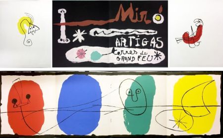 Иллюстрированная Книга Miró - SCULPTURE IN CERAMIC BY MIRÓ AND ARTIGAS. TERRES DE GRAND FEU. December, 1956