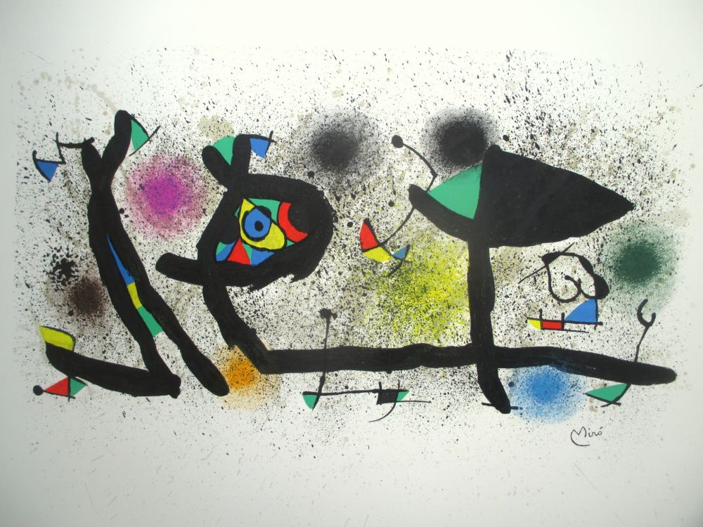 Литография Miró - Sculptures