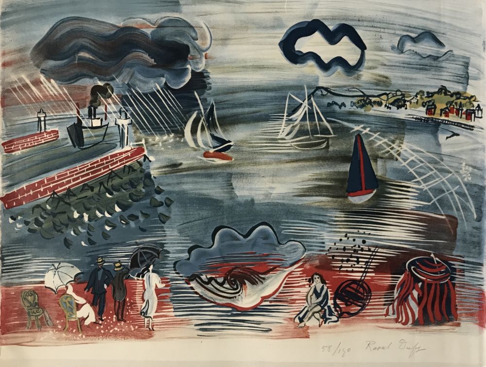 Литография Dufy - Seaside