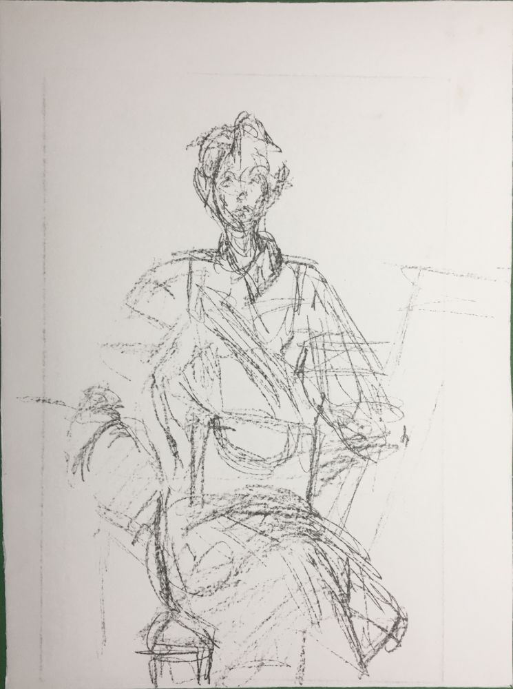 Литография Giacometti - Seated Figure (Derrière le Miroir n°127. 1961. Deluxe)