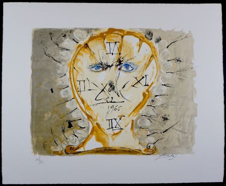 Литография Dali - Self-Portrait Sundial