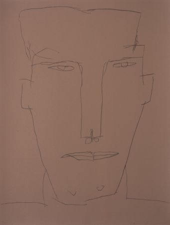 Литография Brown - Self Portrait 17