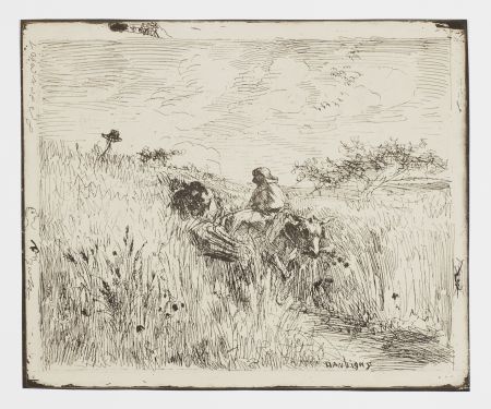 Нет Никаких Технических Daubigny - Sentier dans les Blés (The Path in the Wheatfield)