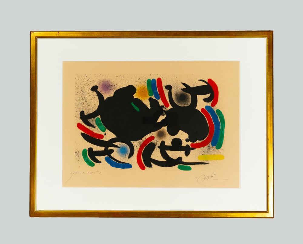 Литография Miró - Senza titolo