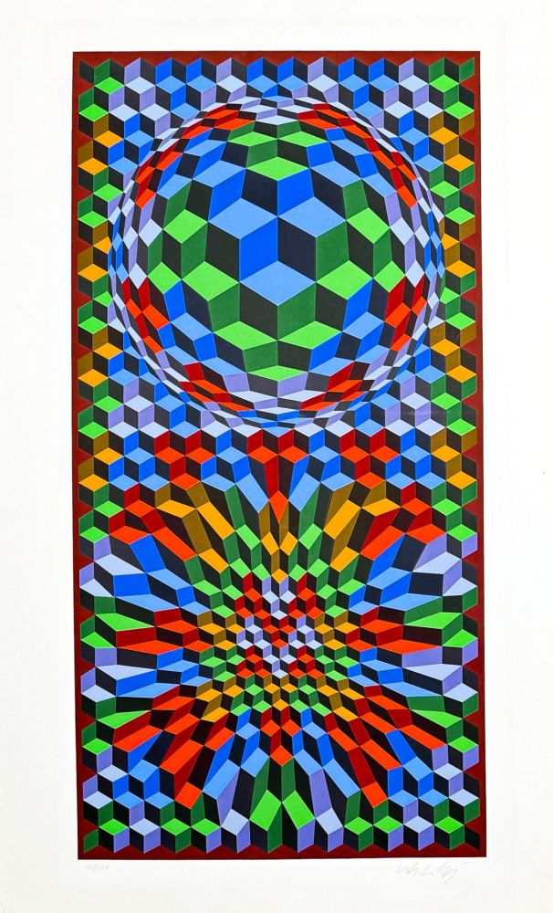 Сериграфия Vasarely - Senza titolo