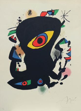 Литография Miró - SENZA TITOLO