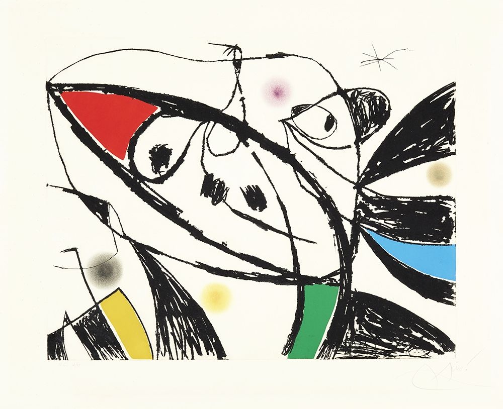 Офорт Miró - Serie Mallorca III