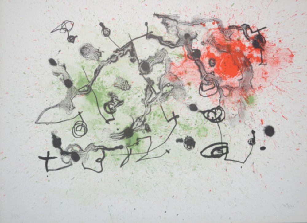 Литография Miró - Series II - Rouge et Vert - M288