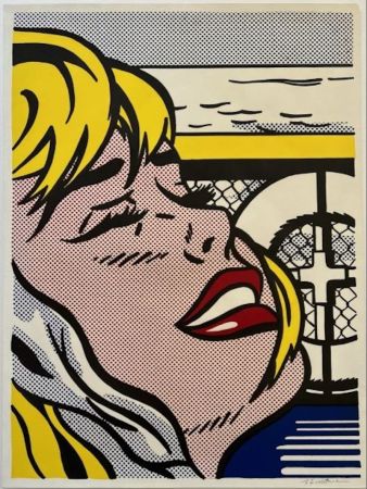 Литография Lichtenstein - Shipboard Girl