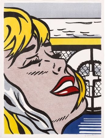 Литография Lichtenstein - Shipboard Girl (Corlett II. 6)