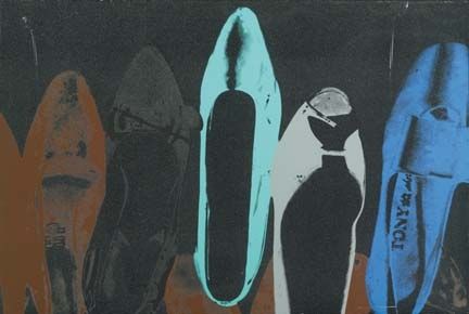 Сериграфия Warhol - Shoes with Diamond Dust