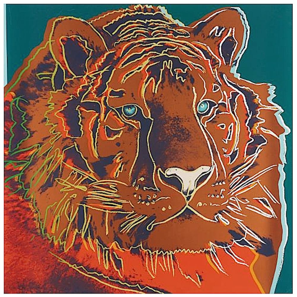 Сериграфия Warhol - Siberian Tiger, from Endangered Species