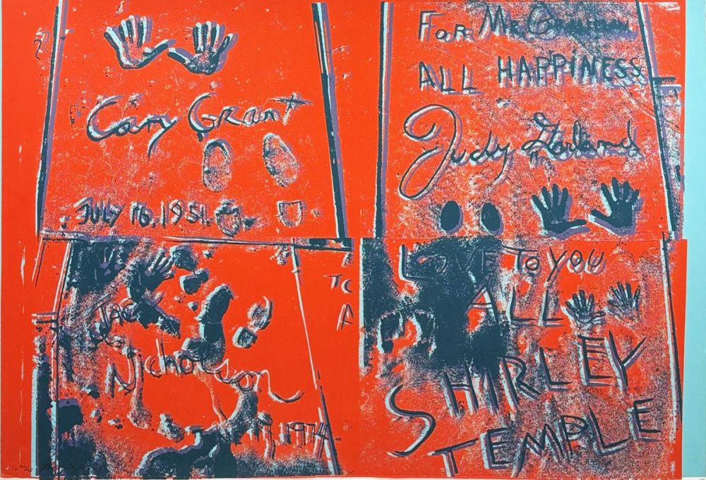 Сериграфия Warhol - Sidewalk, II.304 from Eight by Eight to Celebrate the Temporary Contemporary portfolio