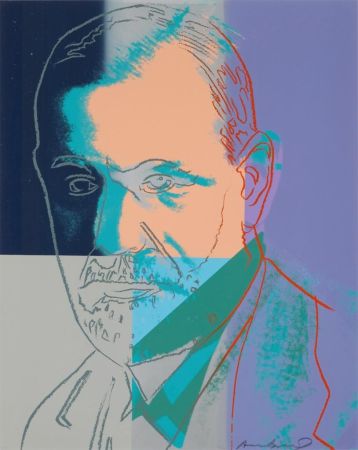 Сериграфия Warhol - Sigmund Freud, II.235 from Ten Portraits of Jews of the Twentieth Century Portfolio