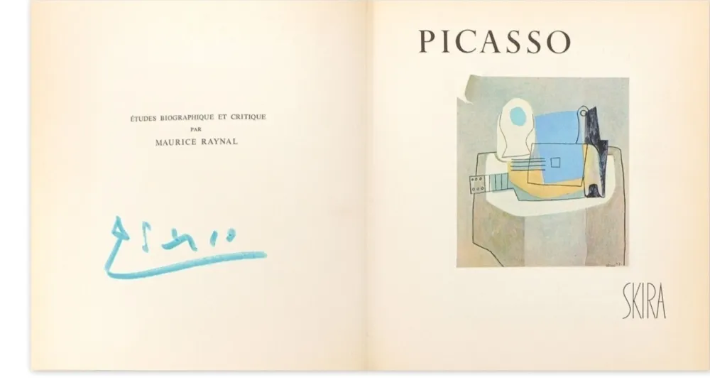 Иллюстрированная Книга Picasso - Signed The Taste of Our Time by Skira Raynal 1953 FIRST EDITION in French