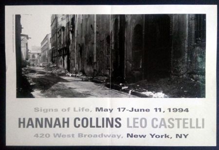 Афиша Collins - Signs of Life May 17- June 11 1994 Leo Castelli