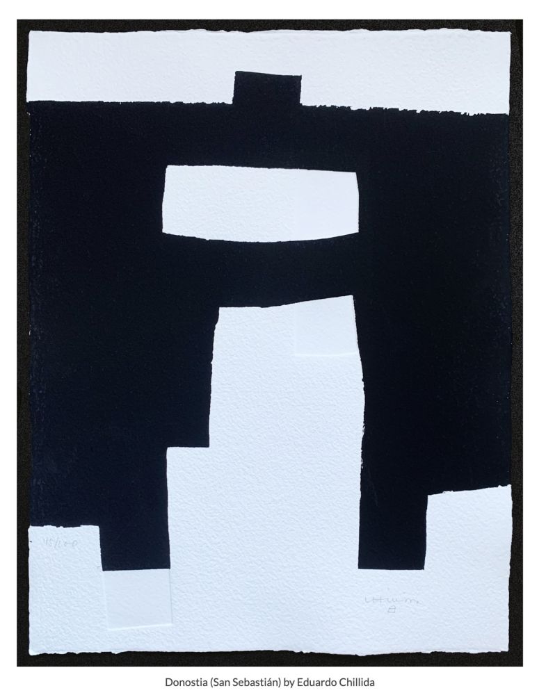 Сериграфия Chillida - Sin titulo