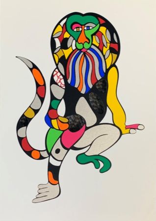 Сериграфия De Saint Phalle - Singe-Lion