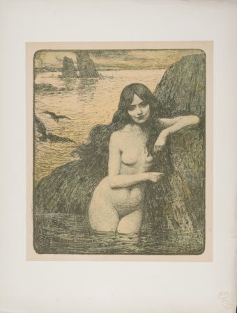 Литография Guerin - Sirène, 1898