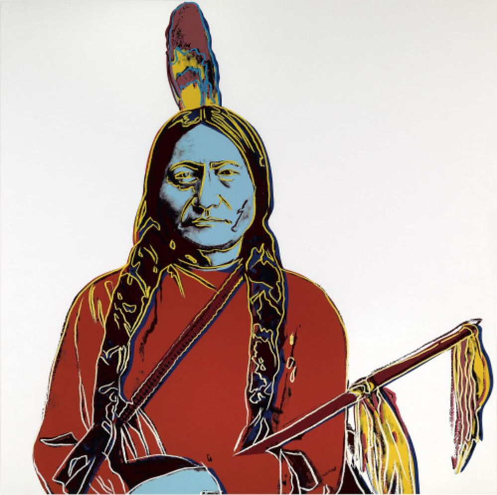 Сериграфия Warhol - Sitting Bull