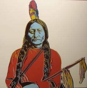 Сериграфия Warhol - Sitting Bull