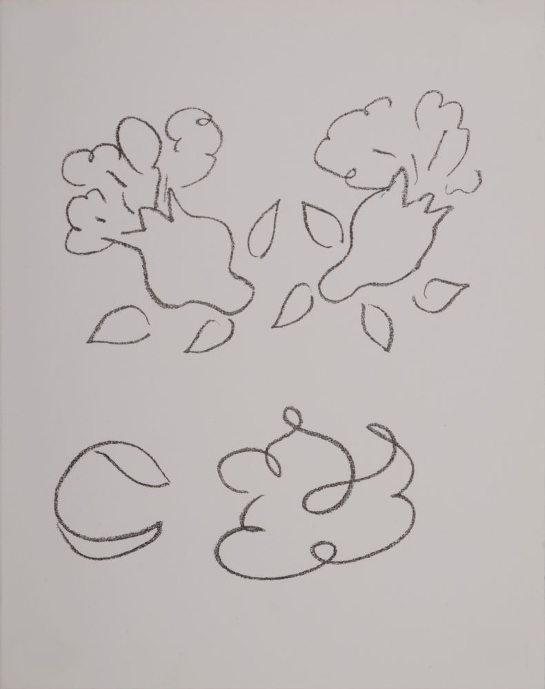 Литография Matisse - Sketch for la religieuse portugaise, 1972