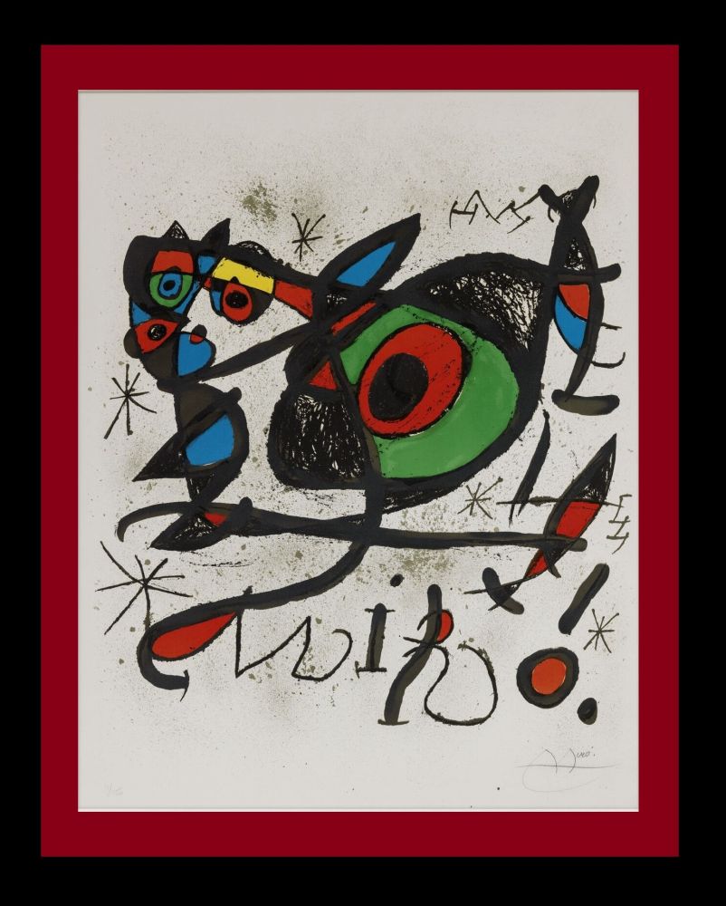 Литография Miró - Sobreteixims