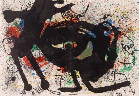 Литография Miró - Sobreteixims