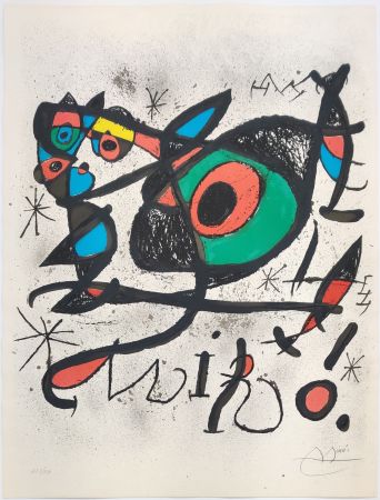 Литография Miró - SOBRETEIXIMS I ESCULTURES