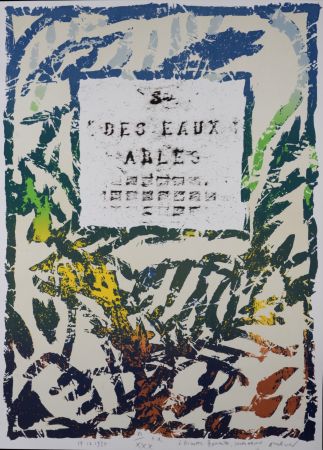 Нет Никаких Технических Alechinsky - Société des eaux d’Arles, 1984 - Hand-signed
