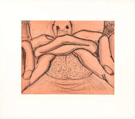 Офорт Nauman - Soft Ground Etching - Coral