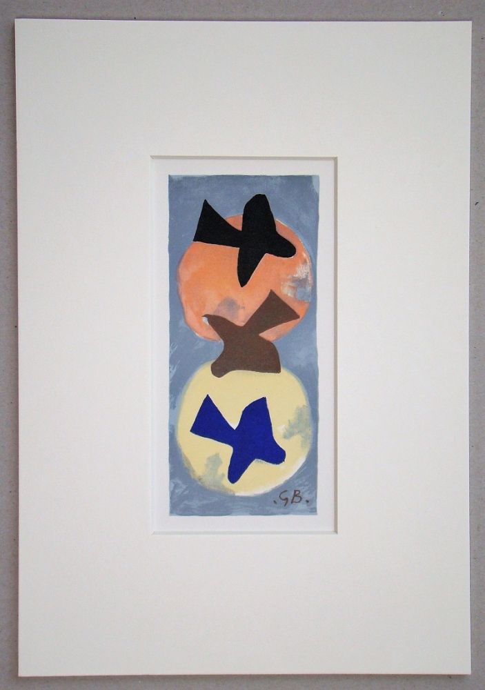 Литография Braque (After) - Soleil et Lune I.